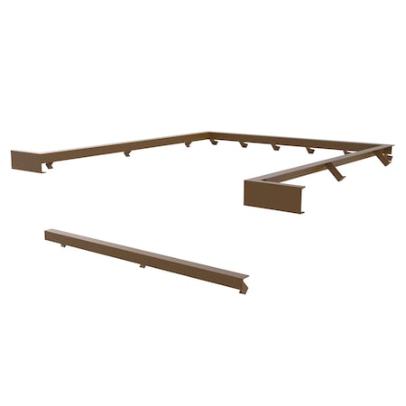 Vestil Dockleveler Option-Curb Angle Set, 6x8, PR CAS-68